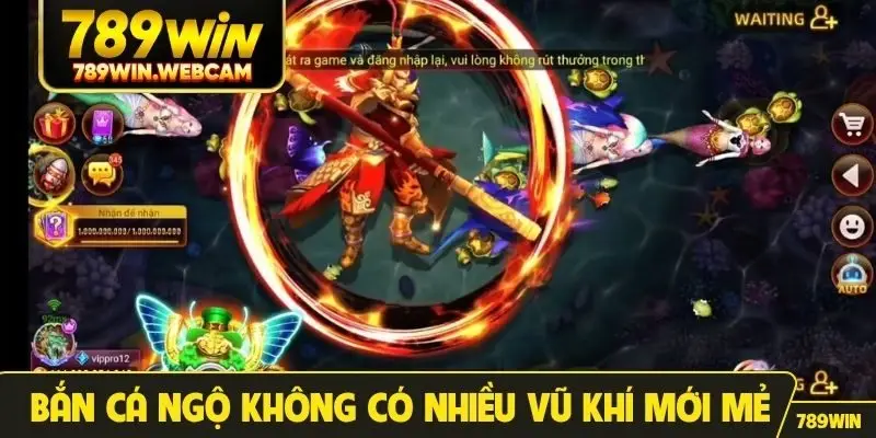 Bắn cá Ngộ Không có nhiều vũ khí mới mẻ