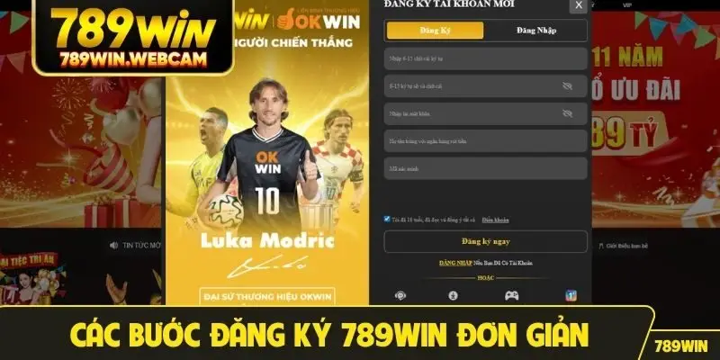 Các bước đăng ký 789win đơn giản