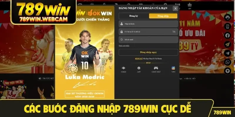 Các bước đăng nhập 789win cực dễ