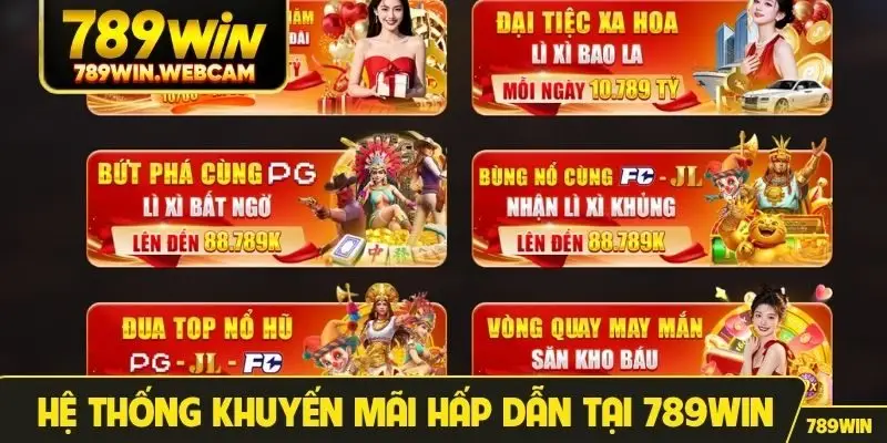 Hệ thống khuyến mãi hấp dẫn tại 789WIN