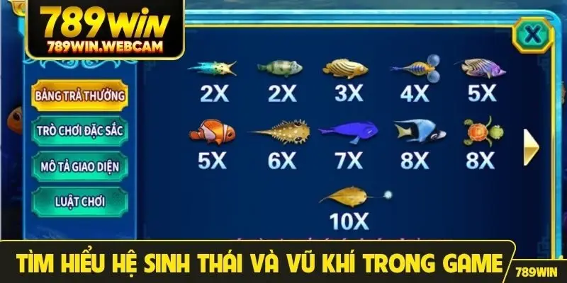 Tìm hiểu hệ sinh thái và vũ khí trong game
